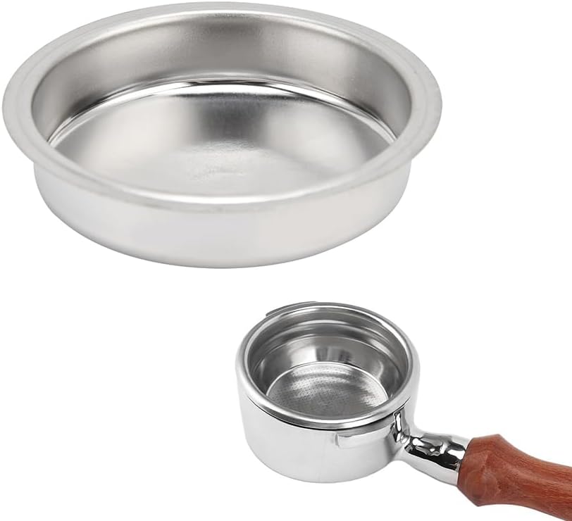 Joyzan Coffee Machine Backflush Blind Filter, 51mm Stainless Steel Insert Espresso Machines Basket Disc Metal Back Flush Bowl Classic Cleaning Portafilter Backwash Maker Accessories EC680 EC685 Home