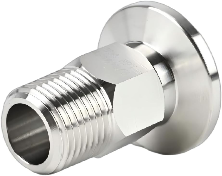 SS304 KF16 NPT Male Adaptor thread 3/8" NW16 KF Male coupling ISO-KF16 X NPT 3/8"