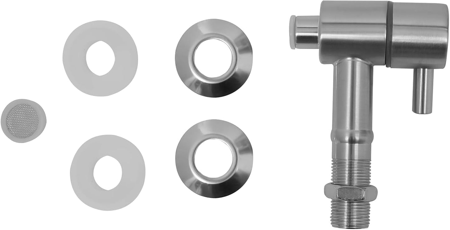 Stainless Steel Milk Bucket With Faucet, Large Liquid Container Storage,Stainless Steel Milk Can With Sealing Lid and Carry Handle,for Wine (76L/20Gal,w/Faucet)