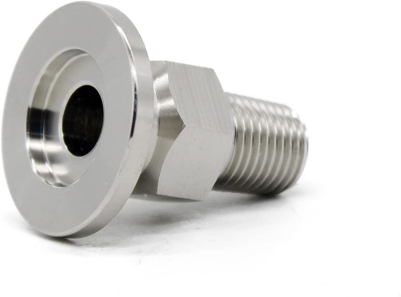 SS304 KF16 NPT Male Adaptor thread 1/4" NW16 KF Male coupling ISO-KF16 X NPT 1/4"