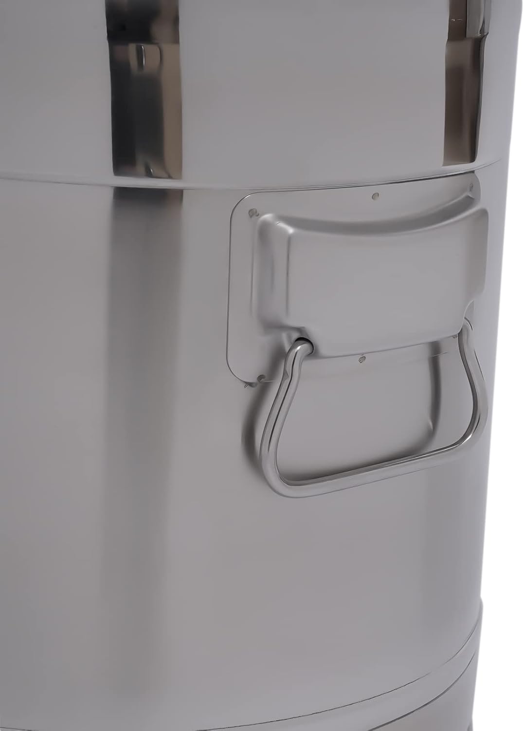 304 Stainless Steel Milk Bucket With Faucet, Large Liquid Container Storage,Milk Bucket With Sealing Lid and Carry Handle,for Wine, Oil Storage Transport (28L/7.4 Gal,w/Faucet)