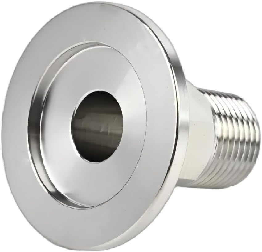 SS304 KF25 NPT Male Adaptor thread 3/8" NW25 KF Male coupling ISO-KF25 X NPT 3/8"