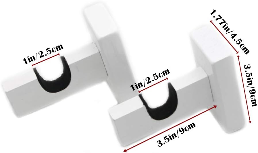 Bijun Hockey Stick Wall Mount, Hockey Puck Display Case, Horizontal Hockey Stick Hanger Holder, Hockey Stick Horizontal Rack