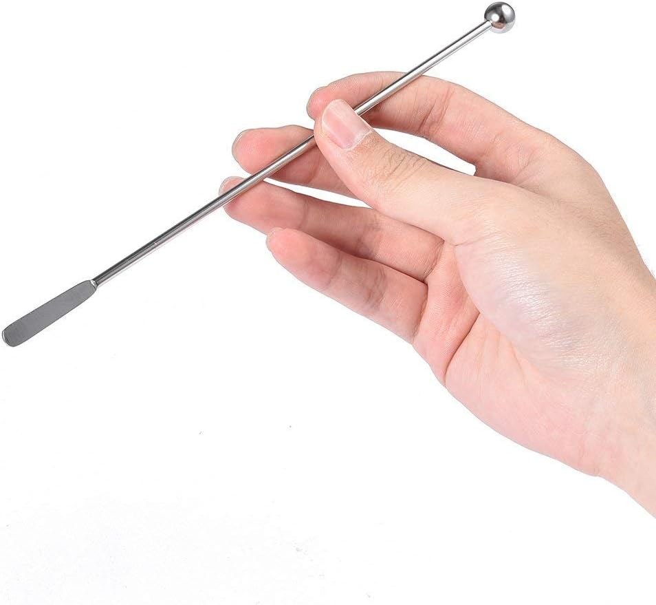 10 pcs Stainless Steel Coffee Beverage Stir Sticks Cocktail Stirrers Drink Swizzle Stick 7.4" Swizzle Stick Picks Tools