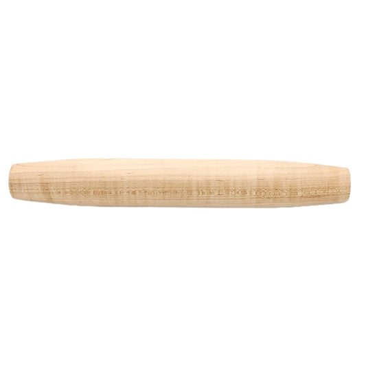 Handmade 12” Maple French Rolling Pin – Wooden Dough Roller for Baking, Pastry, Pizza, and Tortillas – Smooth Wood Rolling Pin for Thin Dough, Chapati, Cookies – Handcrafted in USA from Solid Maple