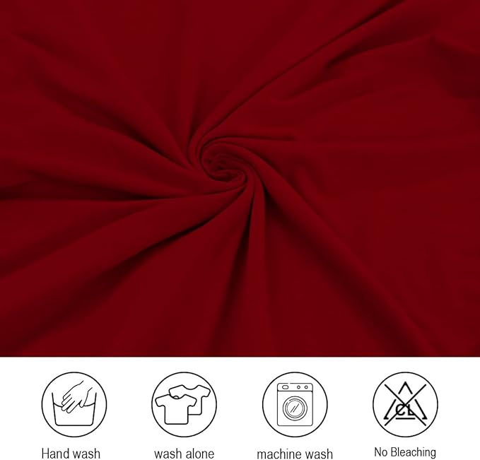 JQinHome 4 Pcs Dining Chair Slipcover, High Stretch Removable Washable Chair Seat Protector Cover for Home Party Hotel Wedding Ceremony