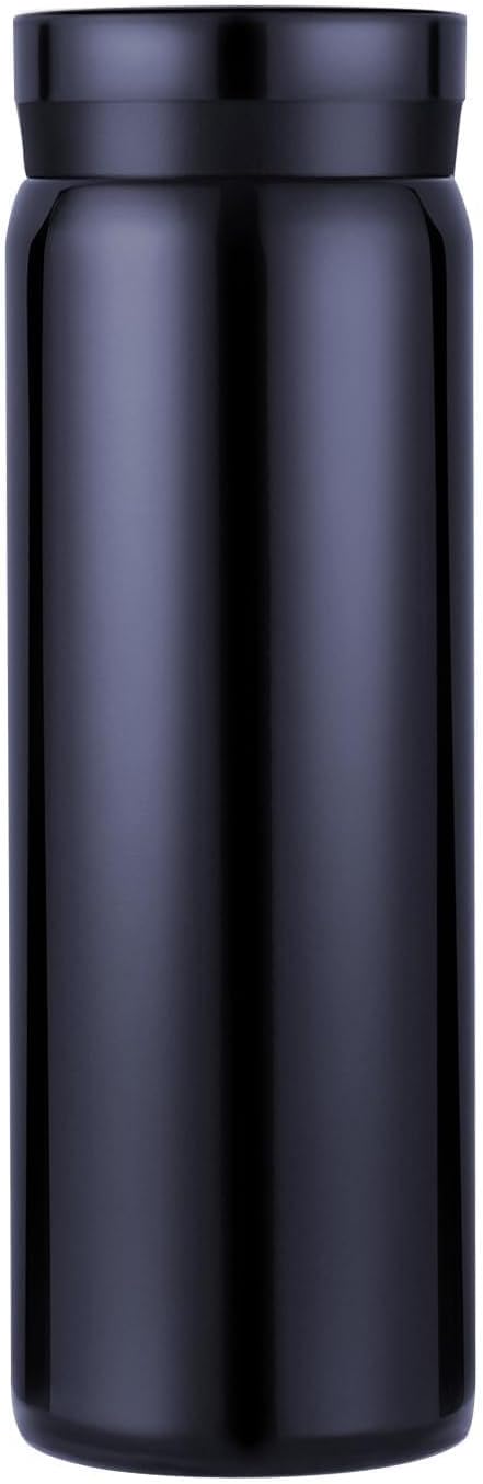 10oz Mini Water Bottle Stainless Steel Thermos Small Flask - Insulated Vacuum, Leak Proof, Keeps Drinks Hot/Cold - Ideal for Coffee, Tea, Water - Blue