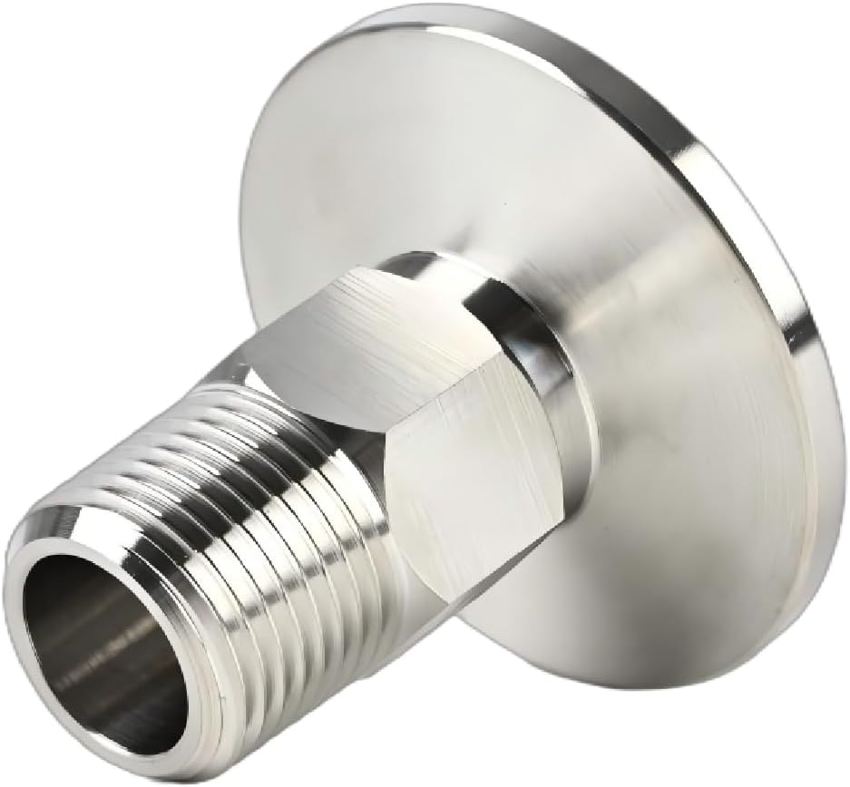 SS304 KF25 NPT Male Adaptor thread 3/8" NW25 KF Male coupling ISO-KF25 X NPT 3/8"