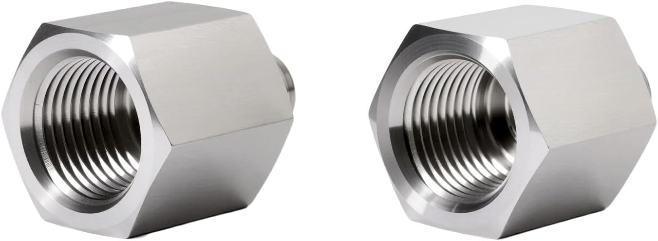 2 pieces Npt3/8 Female to Npt1/8 Male Reducer,3/8-1/8Water pipe Adapter, Fabricate of 304 Stainless Steel