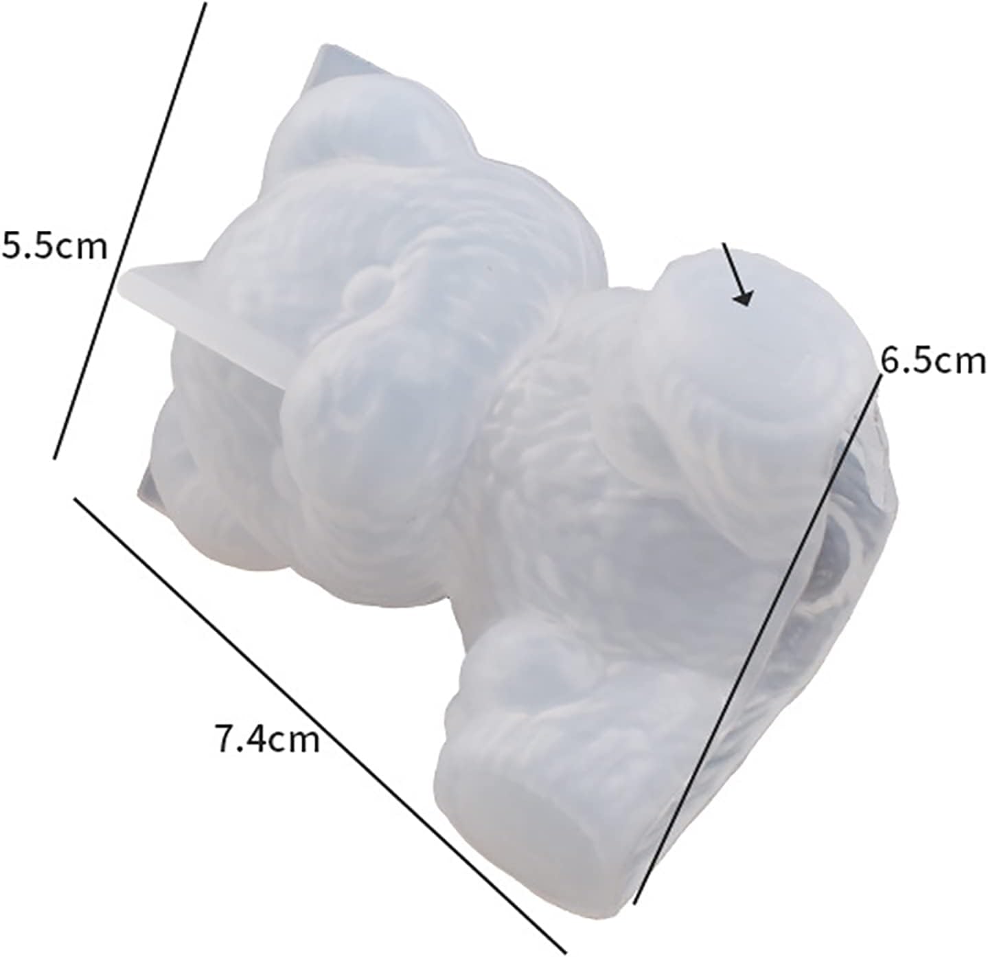 2 Pack Animal Mold - Different Silicone Molds for Candle Making, Resin Casting, Soap Making & Home Decor