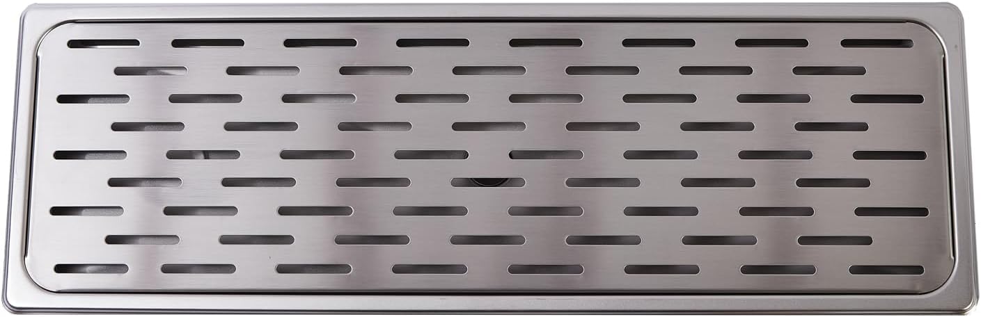 Stainless Steel Drip Tray - Perfect for Homes, Clubs, Bars, Cafes, Restaurants, Hotels, Or Commercial Use - Easy to Clean, No Drainage Required (L)