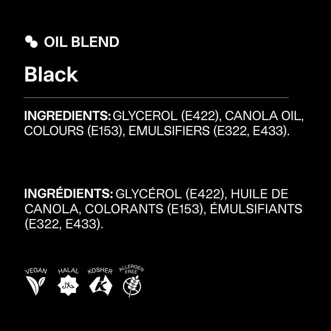Colour Mill Oil-Based Food Coloring, 20 Milliliters Black