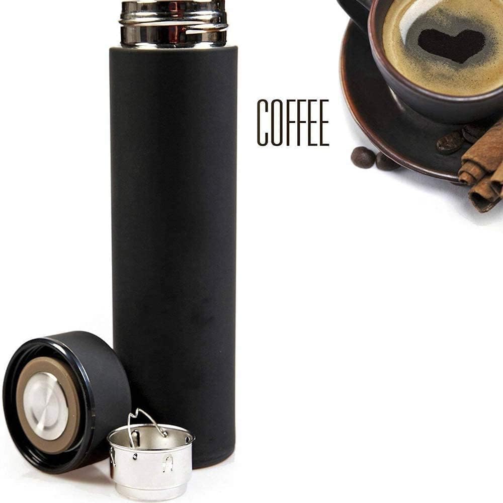 17 oz Car Logo Black Frosted Travel Mugs & Tumblers Vacuum Insulated Stainless Steel Thermal Bottle Fashion Business Thermal Cup for Hot or Cold Drink Coffee Or Tea (fit genesis)