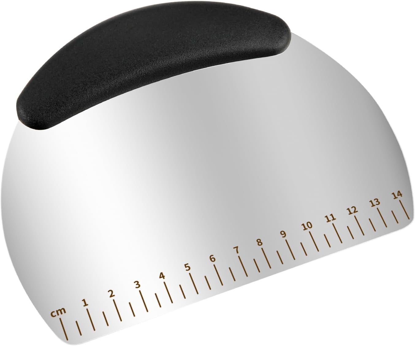 Professional Stainless Steel Dough Cutter and Scraper Combo - 2-in-1 Baking Tool for Bread, Pizza & Pastry | Multi-Use Bench Scraper with Kitchen Utensils Grip (Heavy Duty Dough Tool)