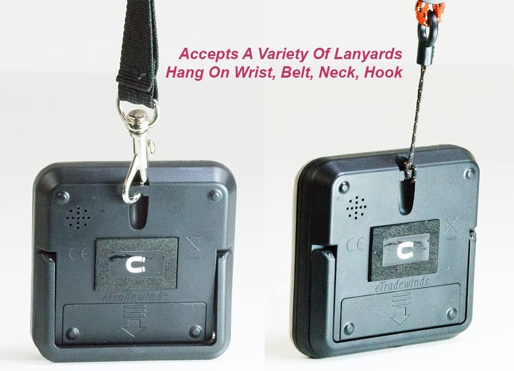 Elegant Digital Kitchen Timer Stainless Steel - Strong Magnetic Back - Kickstand - Loud Alarm - Large Display - Auto Memory - Auto Shut-Off - Model eT-24 (Plumberry 6-Pack) by eTradewinds