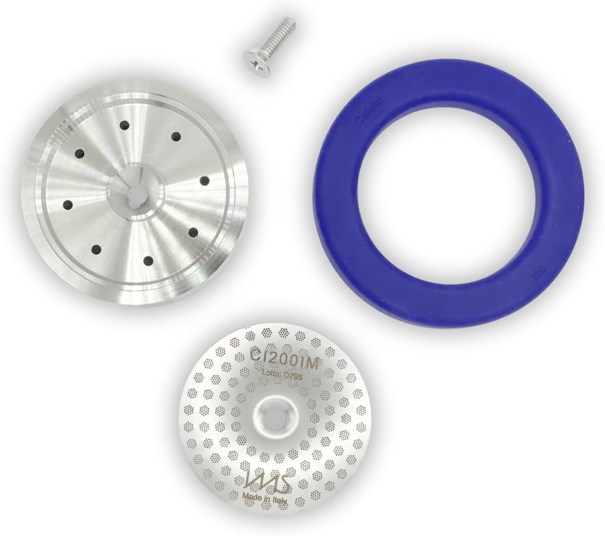 Stainless Steel Precision Kit Compatible with Double Boiler Breville, Sage. IMS Precision Screen, Shower Holder, Silicone Gasket. Fits Oracle, Oracle Touch, Double Boiler. Doesn't fit JET models