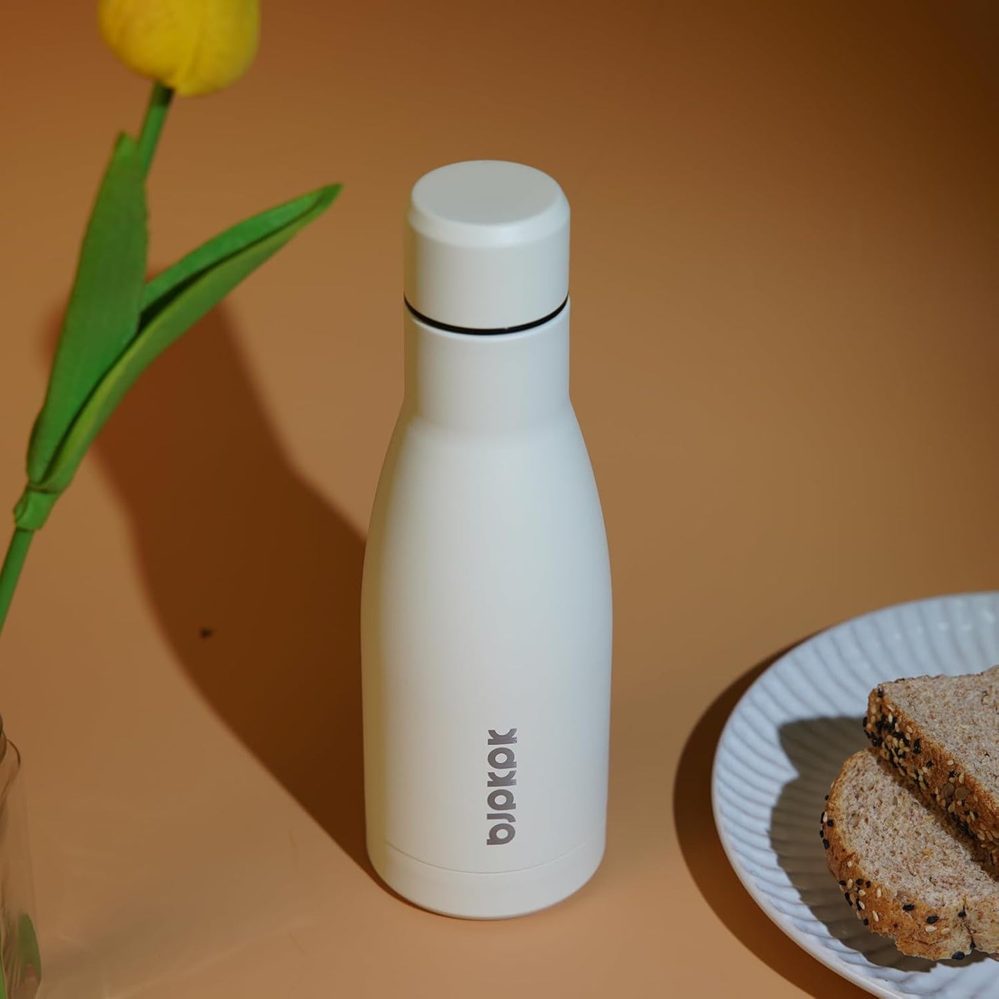 BJPKPK 25oz Insulated Water Bottle Double Wall Vacuum Insulated Stainless Steel Water Bottles for Spots Keep Cold and Hot,Macaron Green