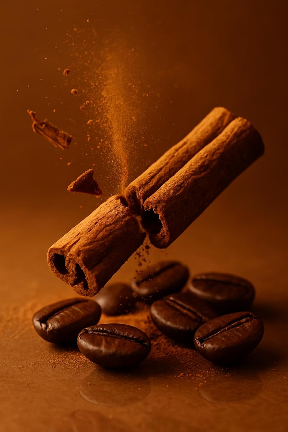 Cinnamon Flavored Whole Bean Coffee – 100% Arabica, Single Origin, Medium Roast, Naturally Sweetened, Warm and Spicy Flavor – by Coffea Flavor