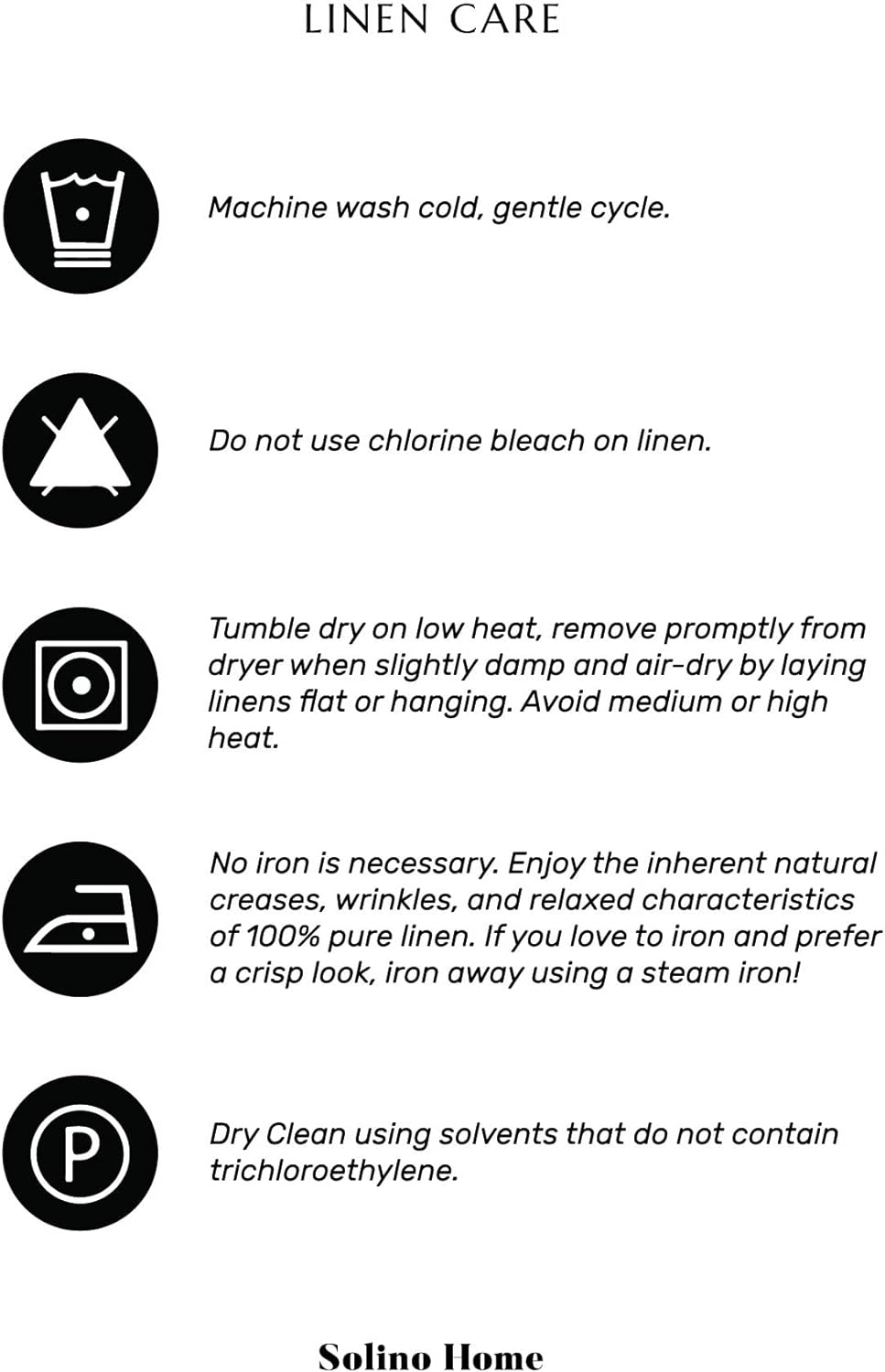 Solino Home Linen Kitchen Apron for Men & Women - 100% Pure Linen Indigo/Ivory Bib Apron with Front Pockets - Handcrafted from European Flax