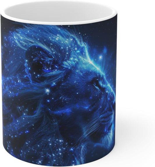 11 OZ Novelty Coffee Mugs - Christmas Gift (Lion Themed Mug)