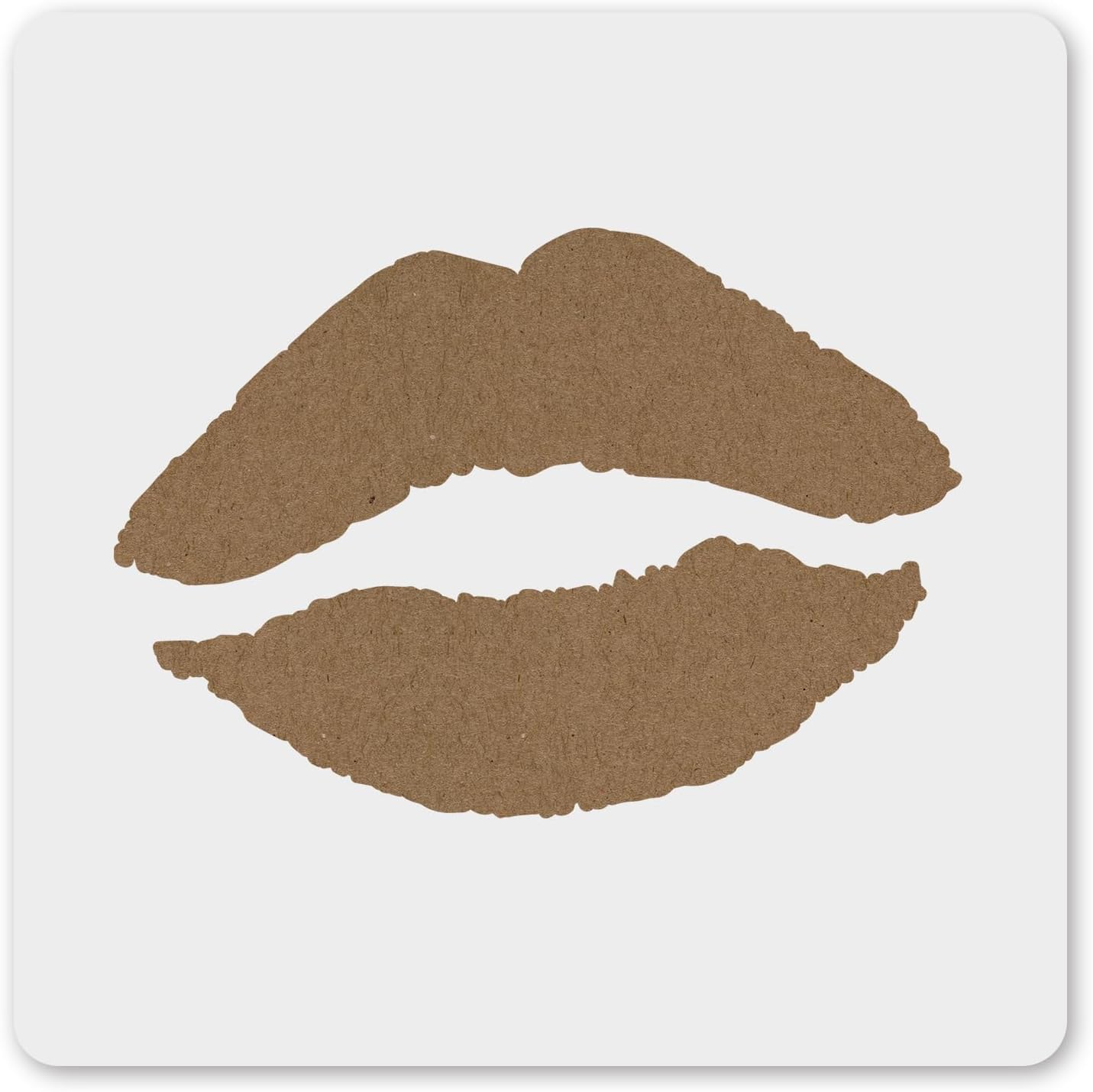 MAGJUCHE Lip Stencil 12 Inches, Reusable Kiss Stencil for Painting DIY Crafts Decor
