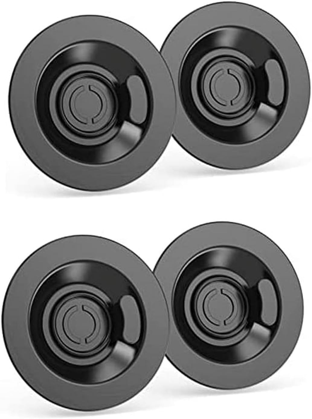 JJLFresheners 4Pcs Black Espresso Backflush Cleaning Disc For Breville Espresso Machines Coffee and Espresso Machine Cleaning Products (58mm)