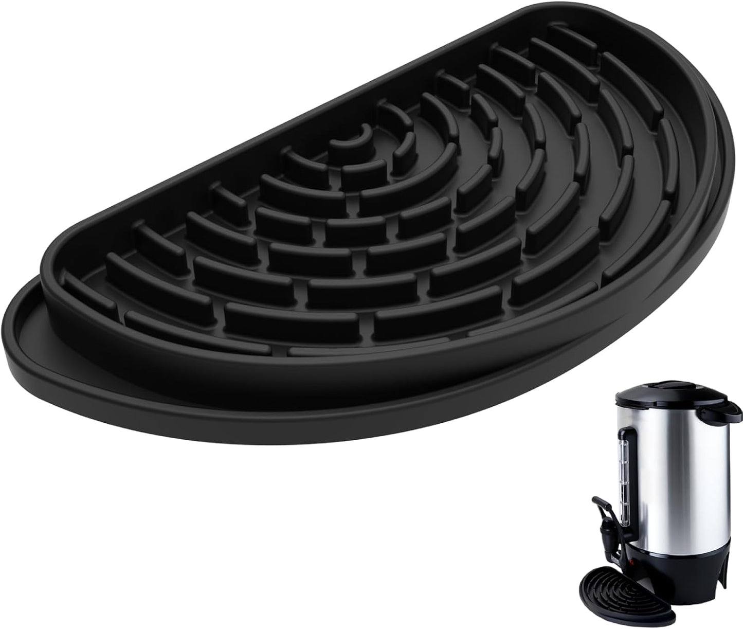 Coffee Drip Tray for Hamilton Beach 45 Cup Coffee Beverage Dispenser, Silicone Drip Pan for Drink Dispenser