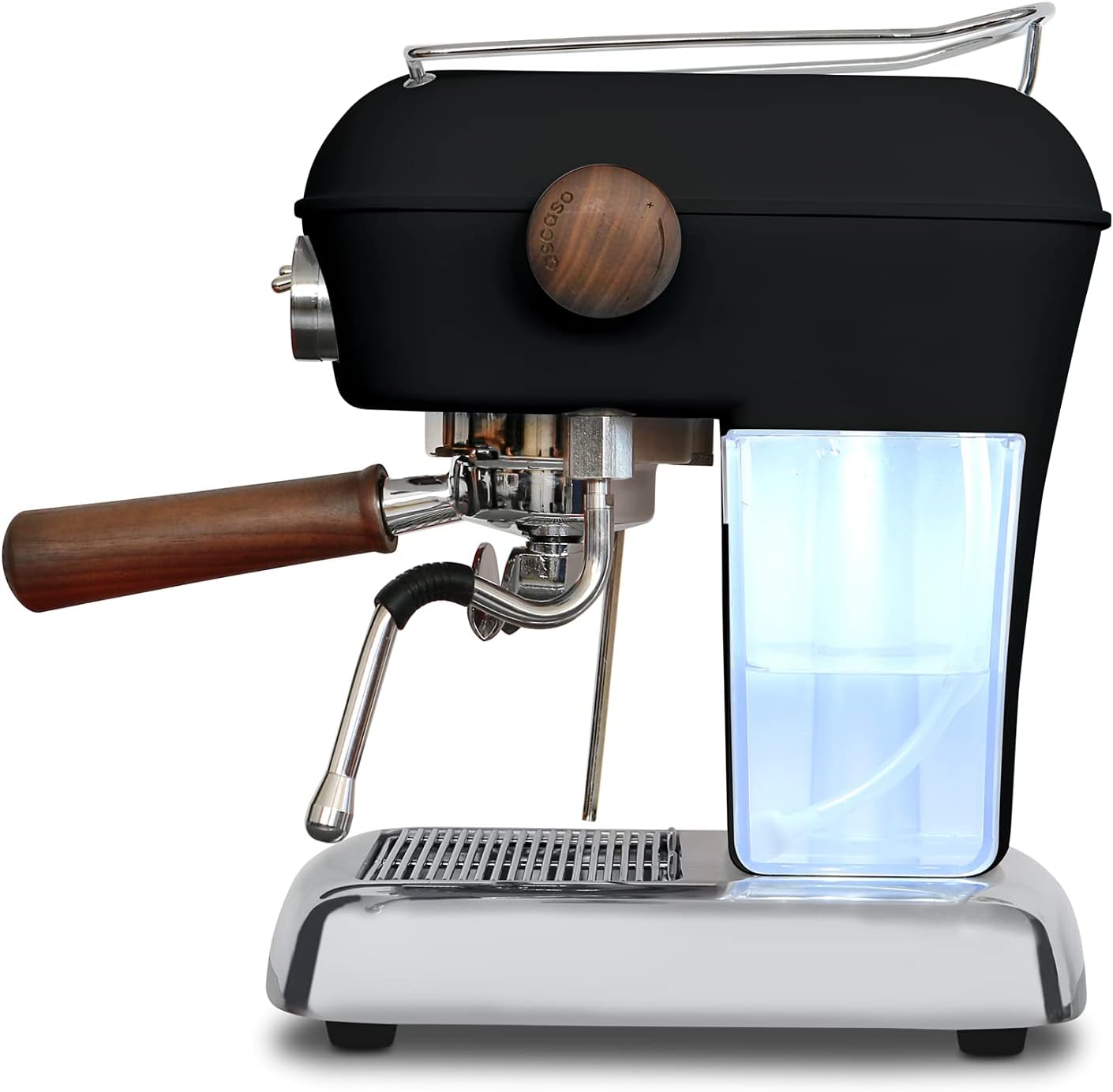Ascaso Dream PID, Programmable Home Espresso Machine w/Volumetric Controls, 120V (Black)