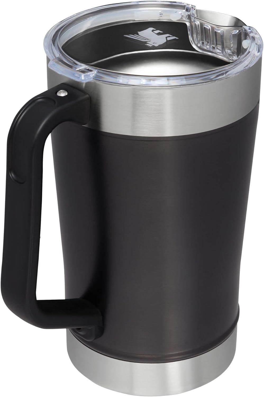 Stanley Stay-Chill Pitcher 64 oz | Cold Water, Beer, and Drink Pitcher with Lid | Large Capacity Durable Beverage Container with Handle | Insulated Stainless Steel | BPA-Free | Charcoal Glow