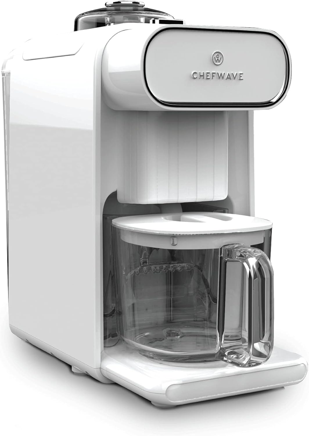 ChefWave Milkmade Dairy Alternative Vegan Nut Milk Maker Machine Almond Milk Soy Milk Oat Milk Cashew Milk Coconut Milk Macadamia Milk, No Soaking, Auto-Clean, Delay Start, Recipe Book - White