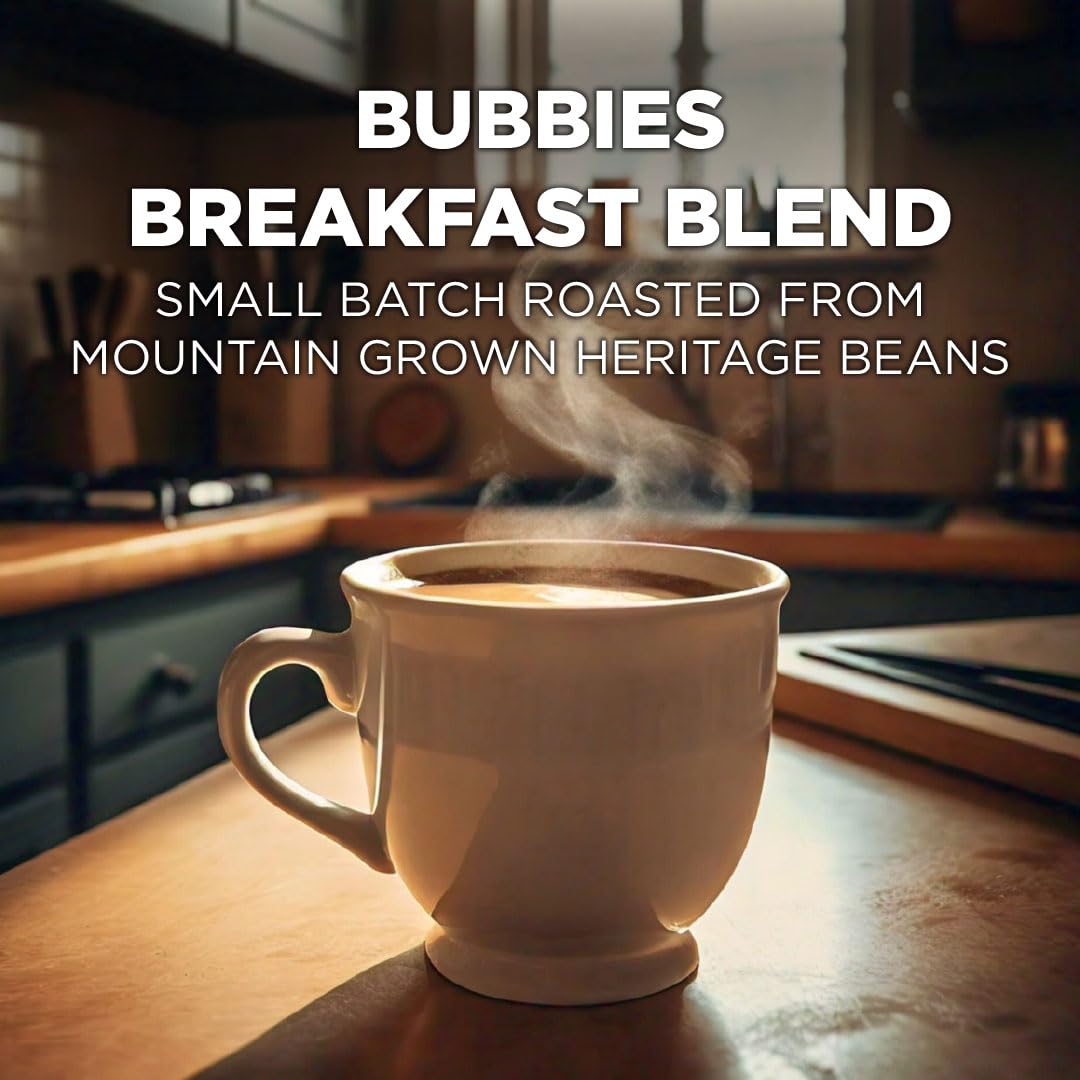 Maud's Breakfast Blend Coffee Pods, 18 ct, Light Roast Coffee in Recyclable Single Serve Pods – 100% Arabica Beans, Compatible with Keurig K Cups Maker