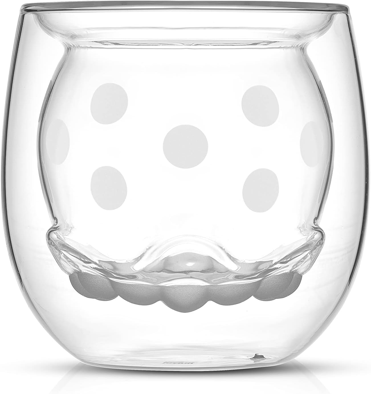 JoyJolt Mickey Pants and Minnie Skirt 3D 2oz Espresso Cups. Double Walled Espresso Glasses (2pc) Small Double Wall Glass Coffee Cups. Demitasse Cups, Espresso Measuring Cup or Liqueur Shot Glasses