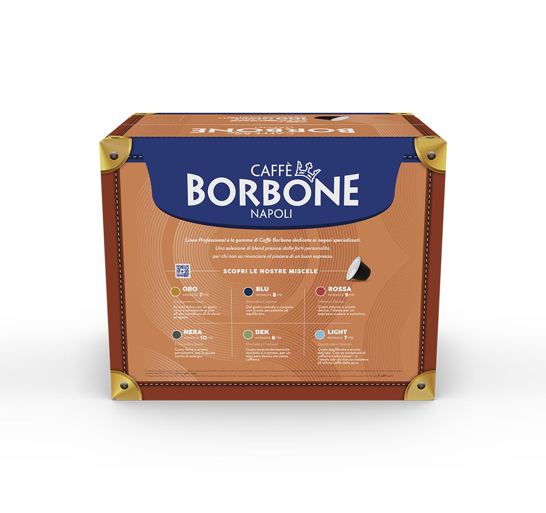 Caffè Borbone Respresso Espresso 100 Capsules - Miscela Oro (Gold) - Compatible with Nespresso® Original Line Machines