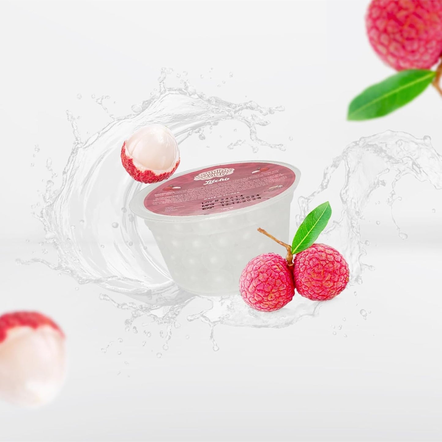 Panda Products Popping Boba 3-Flavor Party Kit – Blueberry, Green Apple, Lychee | Bursting Boba Pearls | 130g Each