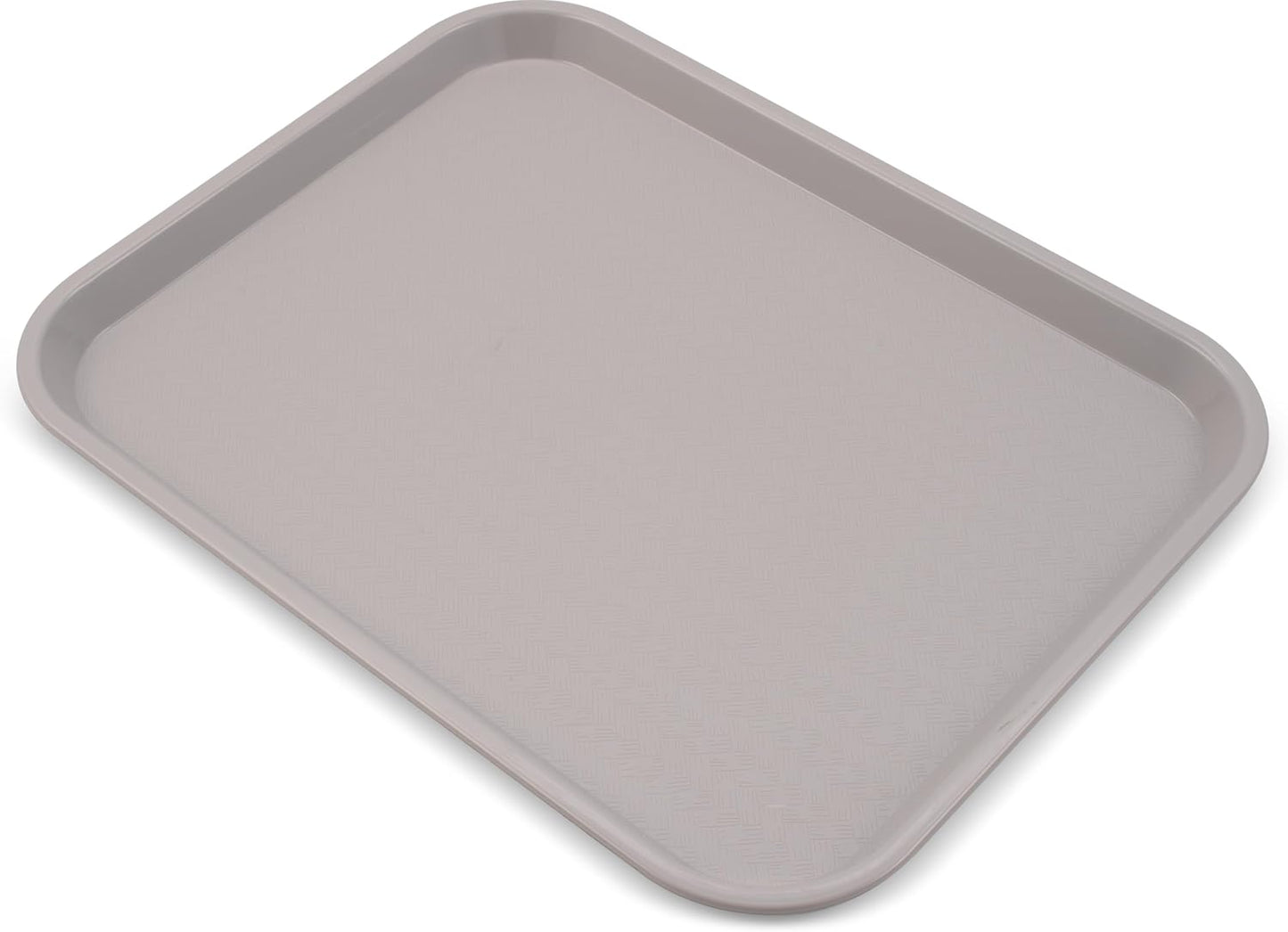 Carlisle FoodService Products Cafe Plastic Fast Food Tray, 14" x 18", Gray