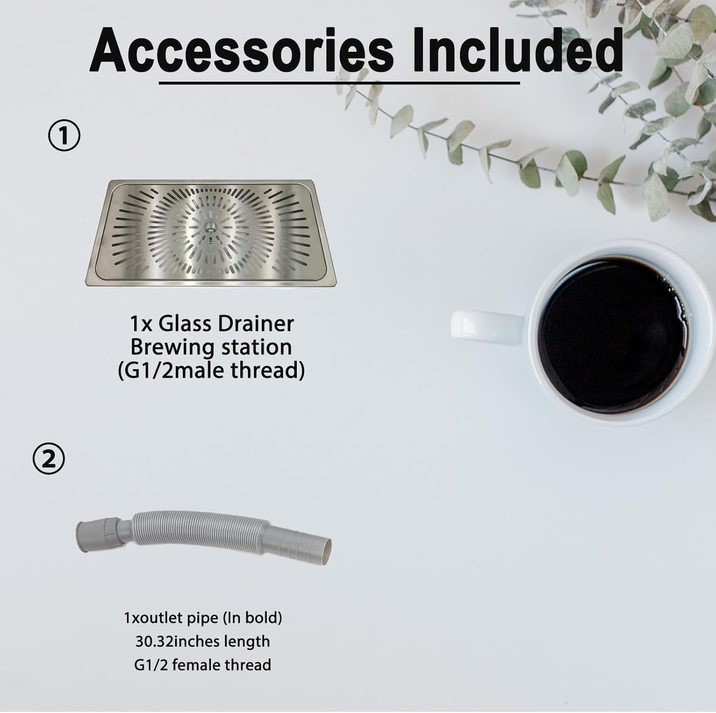 Stainless Steel Drip Tray - Perfect for Homes, Clubs, Bars, Cafes, Restaurants, Hotels, Or Commercial Use - Easy to Clean, No Drainage Required (9.1 * 16.7)