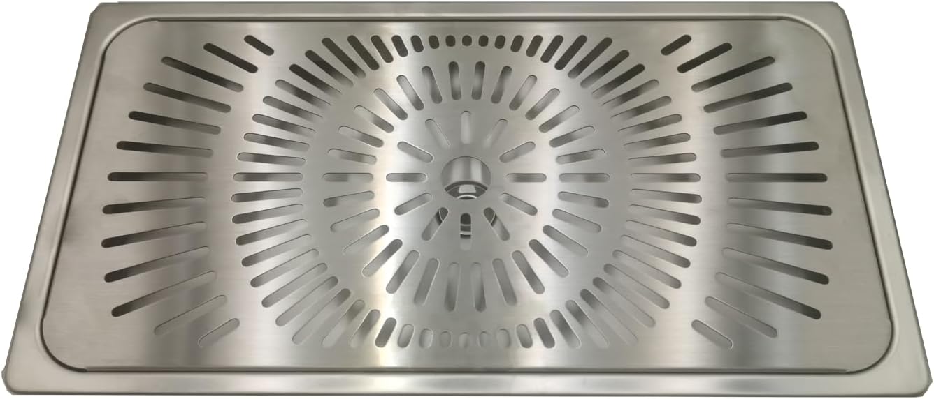 Stainless Steel Drip Tray - Perfect for Homes, Clubs, Bars, Cafes, Restaurants, Hotels, Or Commercial Use - Easy to Clean, No Drainage Required (9.1 * 16.7)