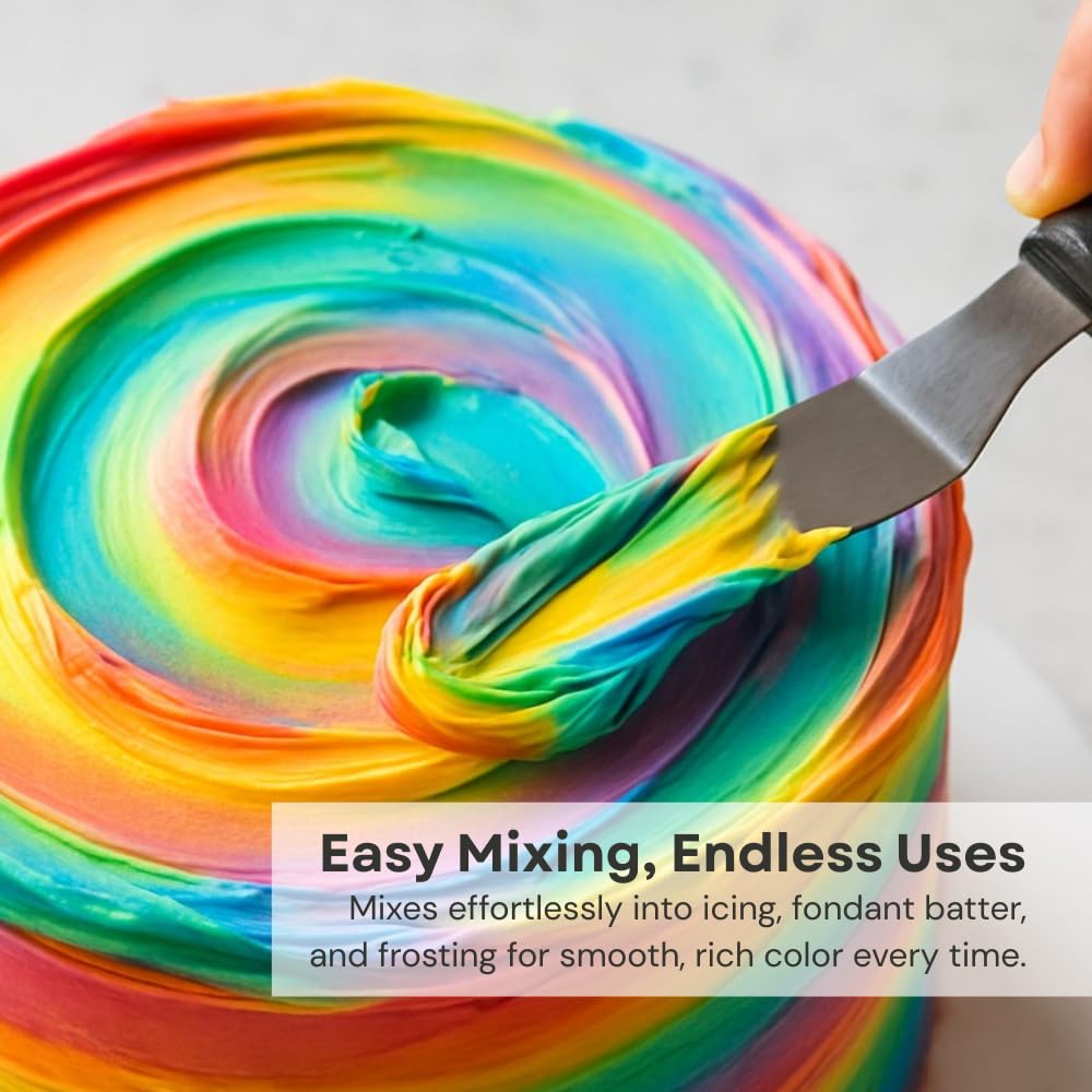 Chefmaster Avocado Liqua-Gel® Food Coloring | Vibrant Color | Professional-Grade Dye for Icing, Frosting, Fondant | Baking & Decorating | Fade-Resistant | Easy-to-Use | Made in USA | 2.3 oz