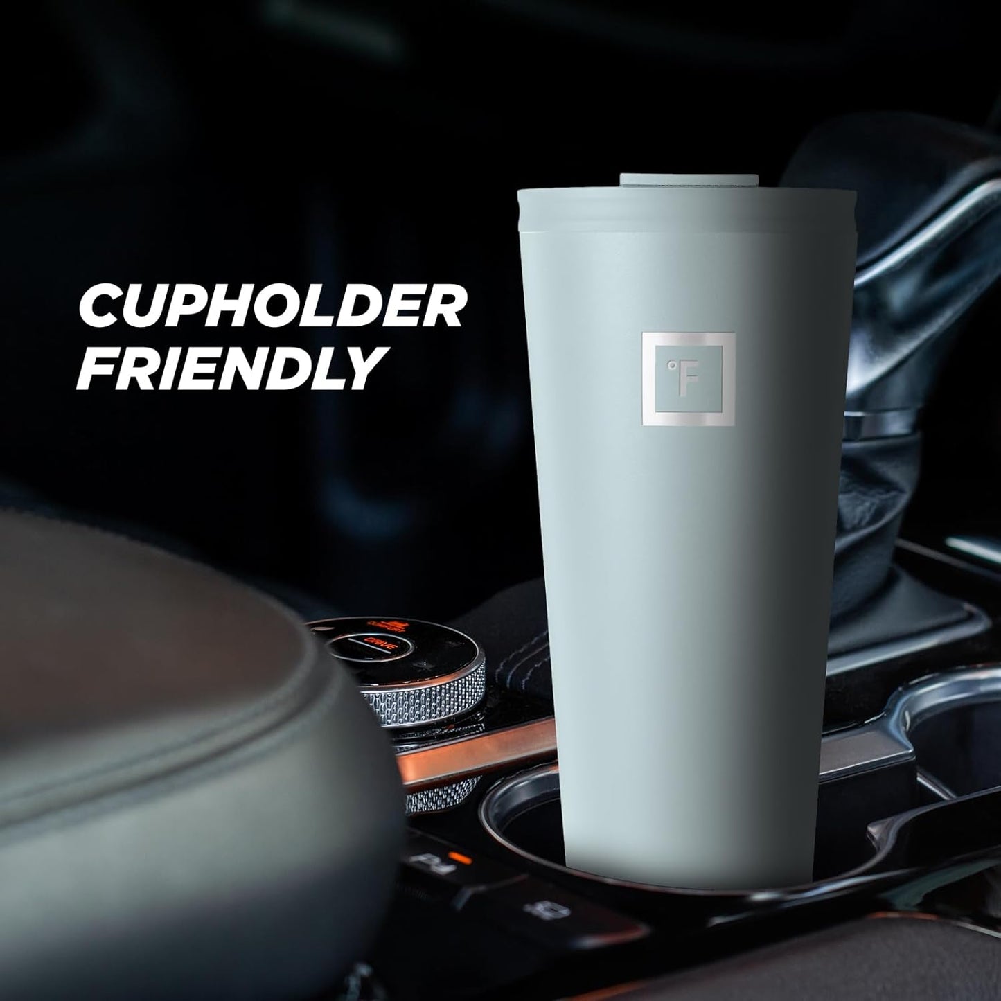 IRON °FLASK Classic Tumbler - Vacuum Insulated Stainless Steel Water Bottle, Double Walled, Drinking Cup, Insulated Travel Mug (Morning Mist, 32 oz Solid Lid)