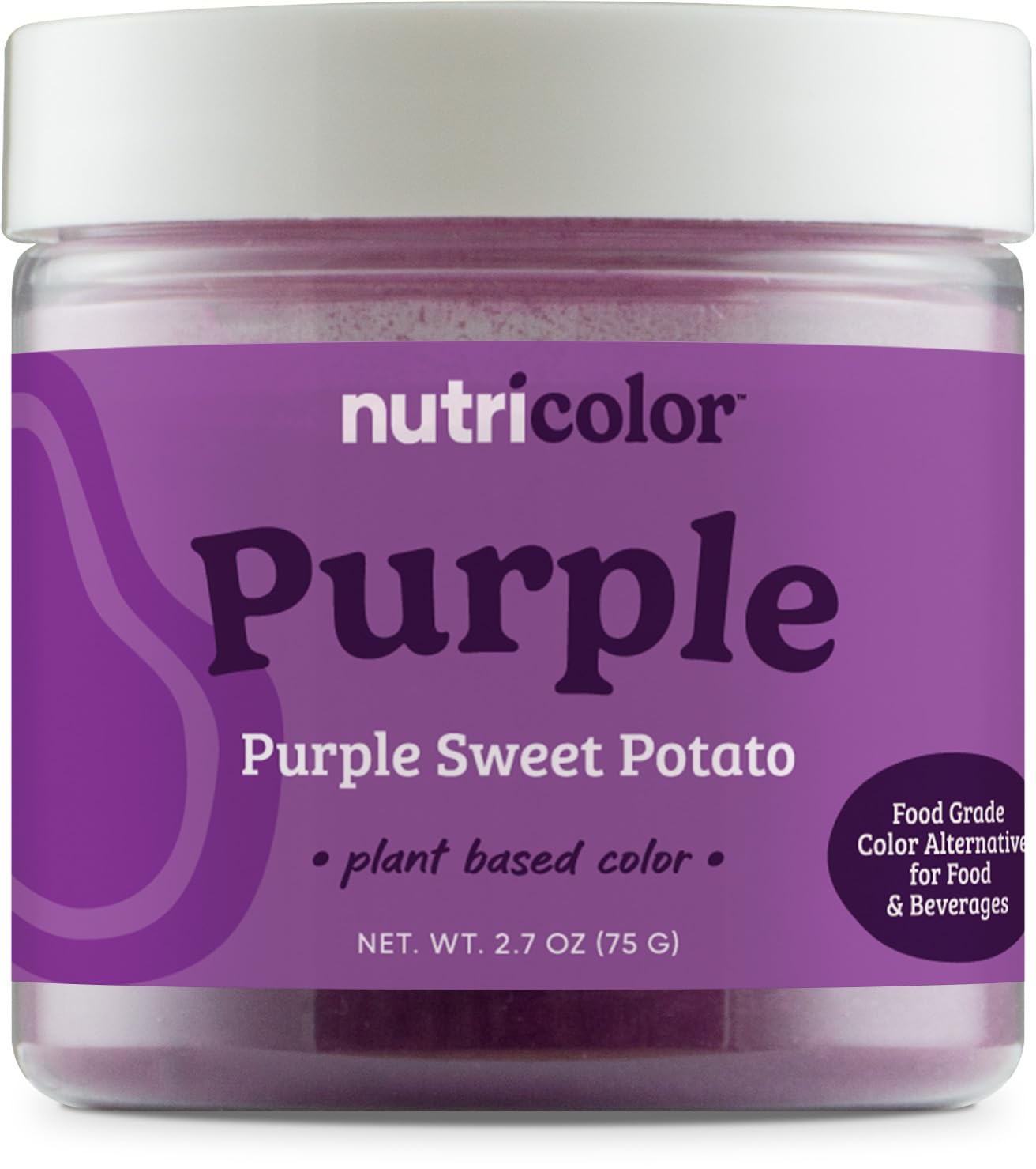 Nutricost Purple Plant Based Food Coloring From Purple Sweet Potato Powder (75 Servings) - Nutricolor Color Alternative For Food & Beverages
