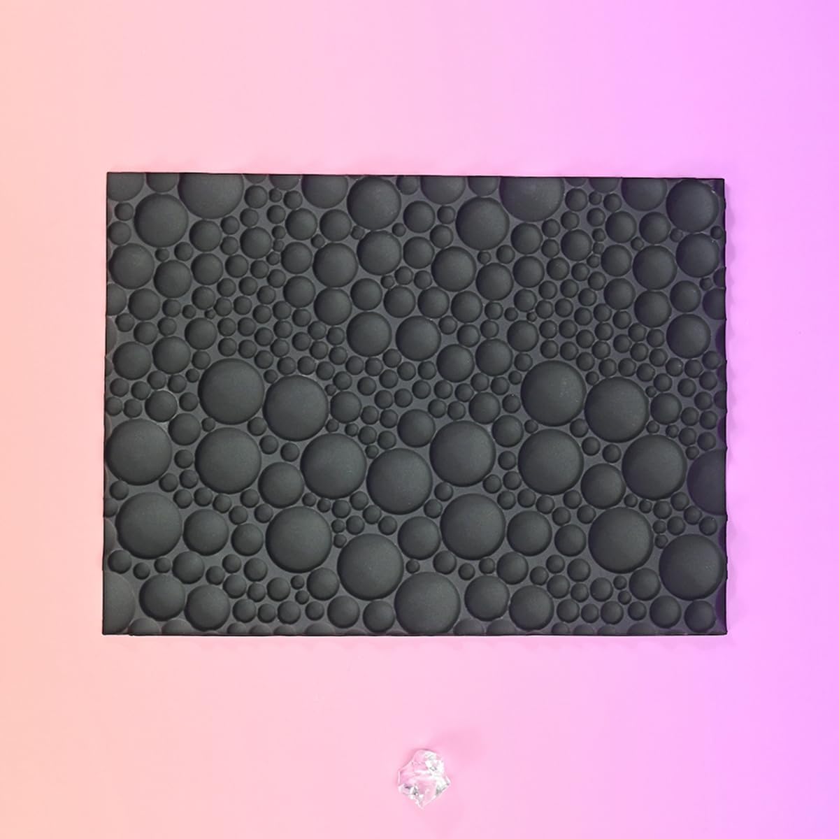 mostsom Silicone Lace Cake Mold for Fondant & Chocolate,Embossing Round Bubble Decorating - Reusable Baking Tools for Cupcakes, Cookies, Cake Decorations (F_ Round Bubble)