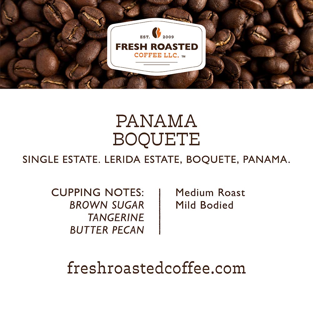 Fresh Roasted Coffee, Panama Boquete, Medium Roast, 72 Pods for K Cup Brewers