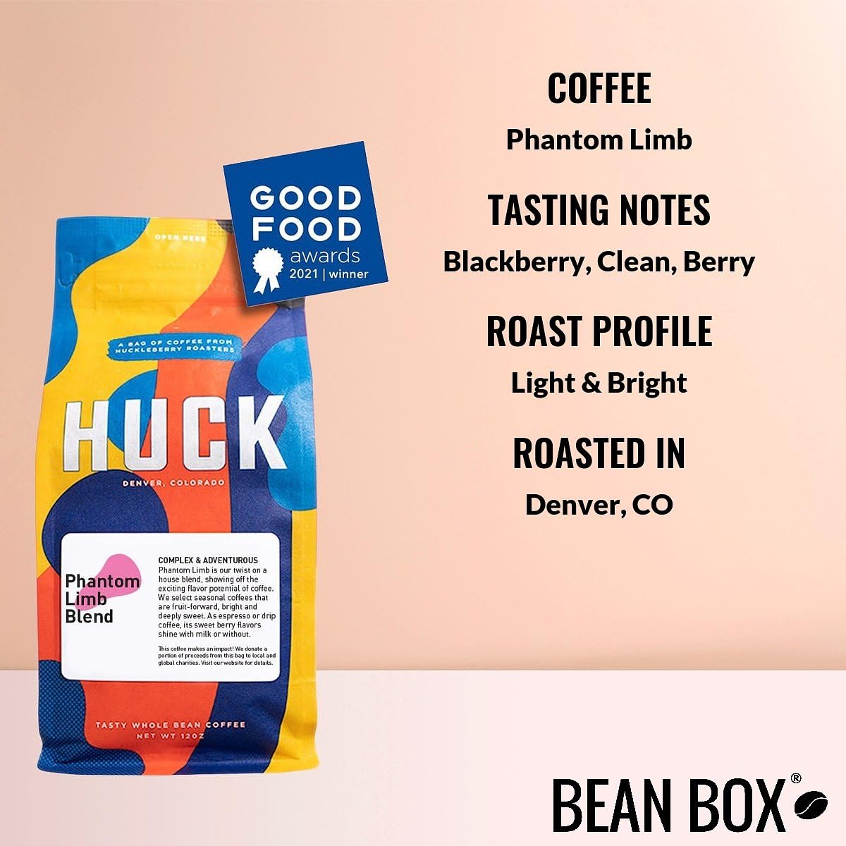 Bean Box Sampler - Roasted by Huckleberry Roasters, 3-Pack, Whole Bean, Gourmet Coffee