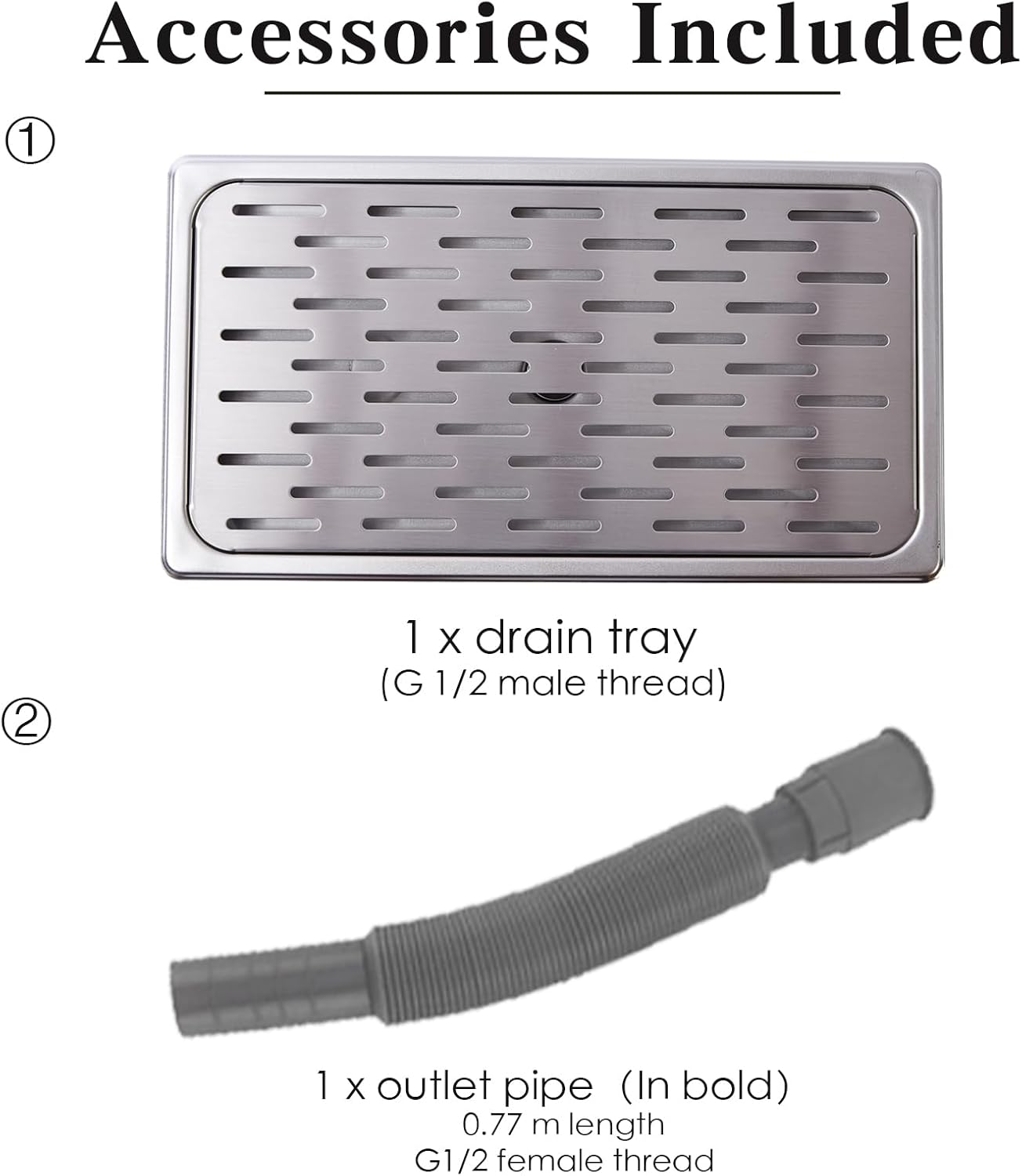 Stainless Steel Drip Tray - Perfect for Homes, Clubs, Bars, Cafes, Restaurants, Hotels, Or Commercial Use - Easy to Clean, No Drainage Required (S)
