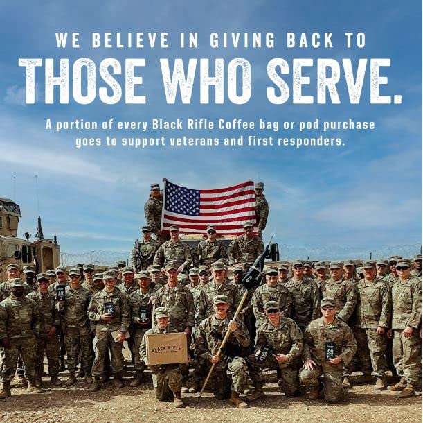 Black Rifle Coffee Company Salty Caramel, Medium Roast Ground Coffee, 11 OZ Bag