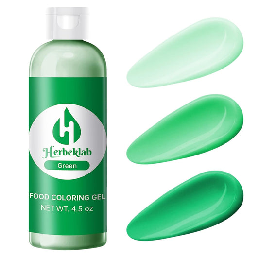 Green Food Coloring Gel 4.5 oz Professional Grade Green Food Dye Concentrated Gel Food Coloring for Icing Baking Cake Decorating Cookie