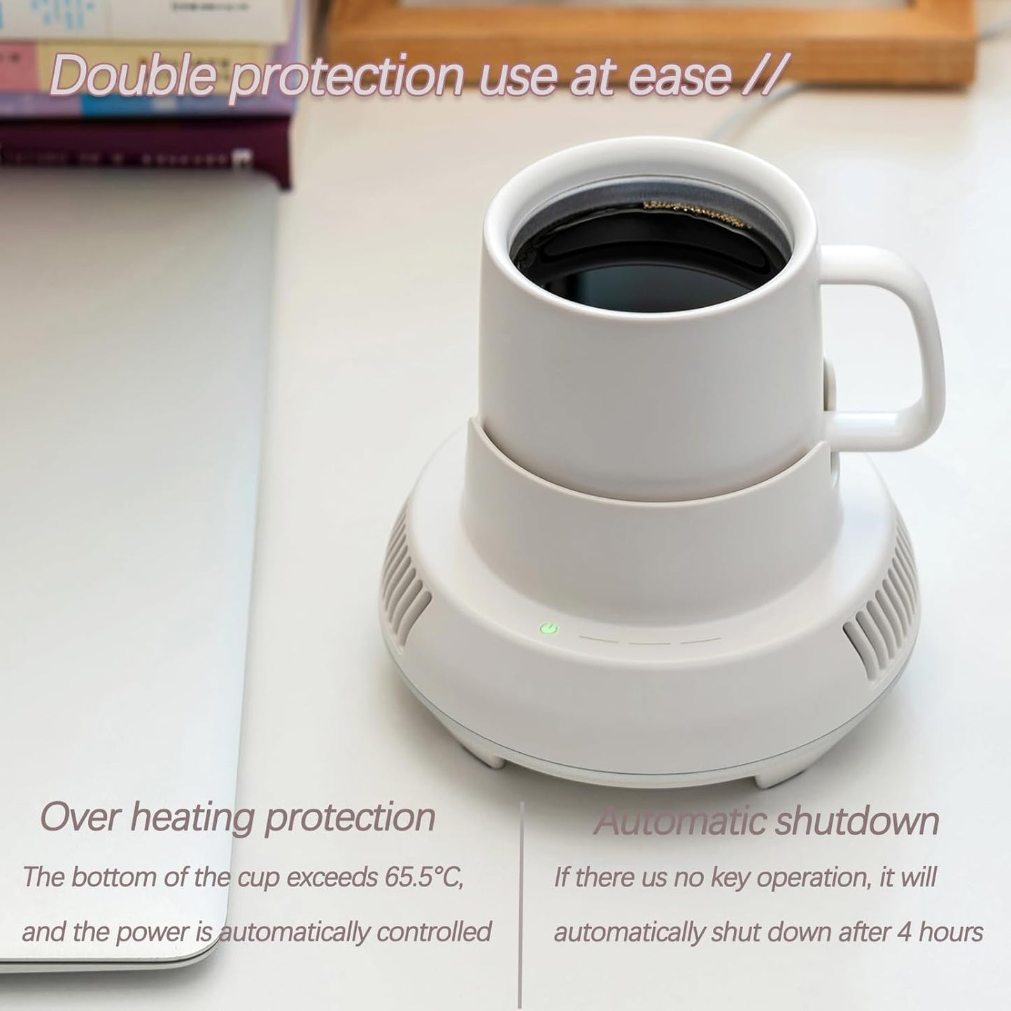 Coffee Warmer, Cup Cooler and Warmer for Desktop, Smart Beverage and Drink Cooling 2 -in-1