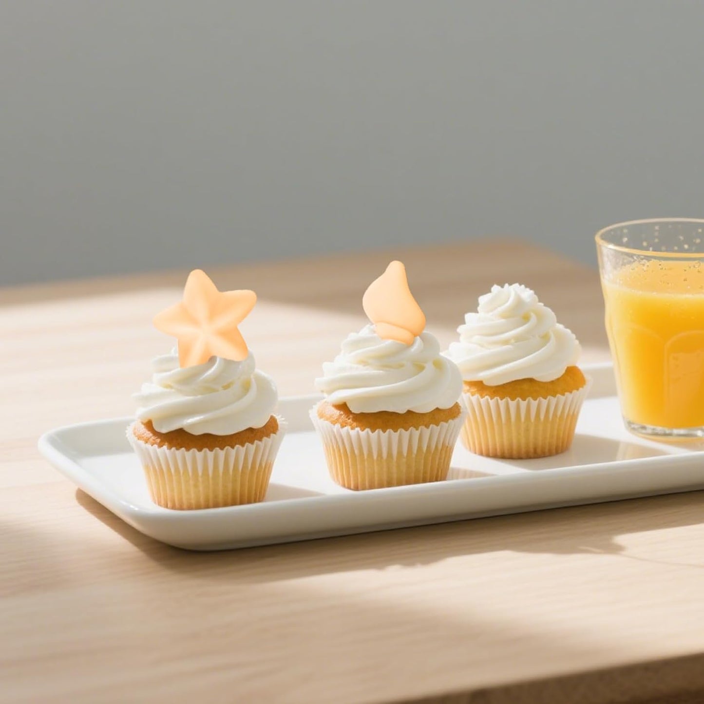 2-Pack Nordic Blue Seashell Silicone Molds for Chocolate Candy Baking Decorations