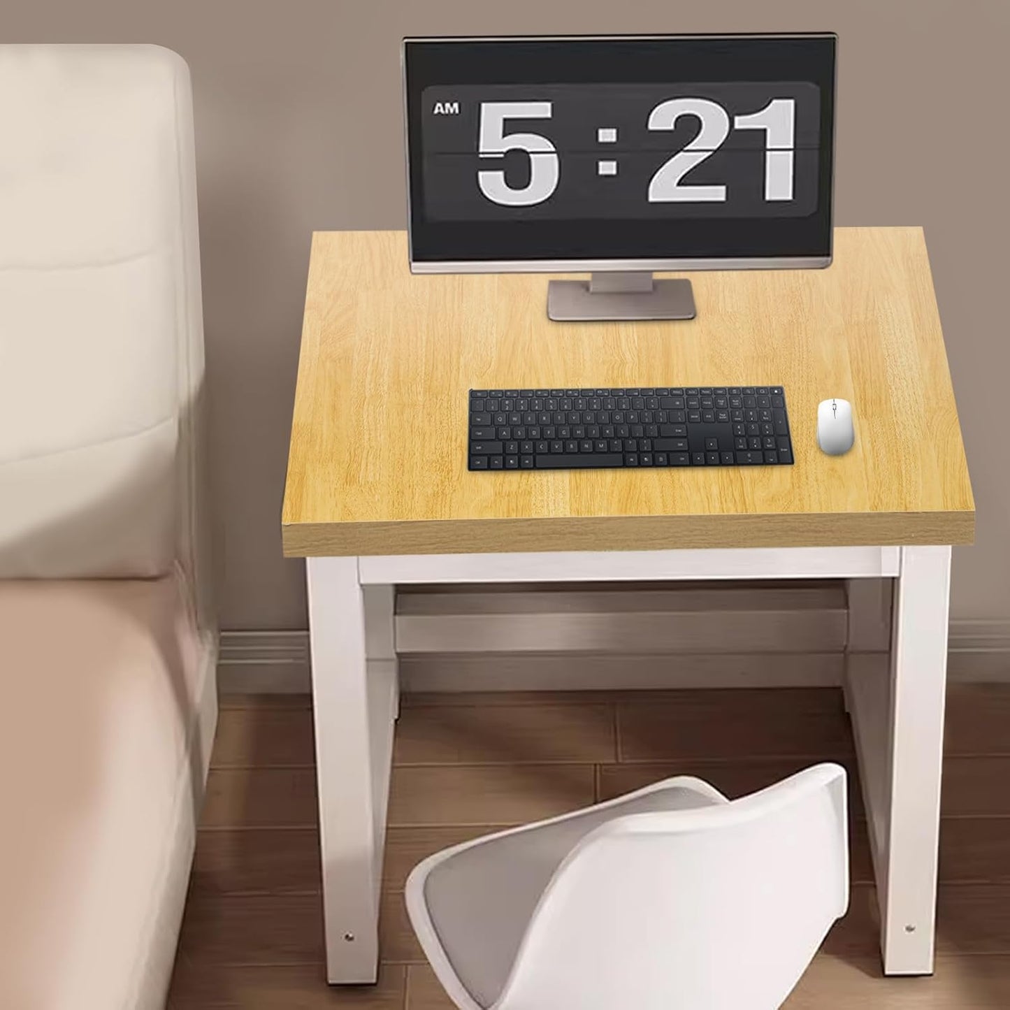 Butcher Block Countertop | 30x30in Wood Board Countertop | DIY Washer Dryer/Island/Kitchen Counter-top | countertop Cutting Board | 1102lbs Load Capacity | Wood Color | NO Base Legs, 1.38in Thick