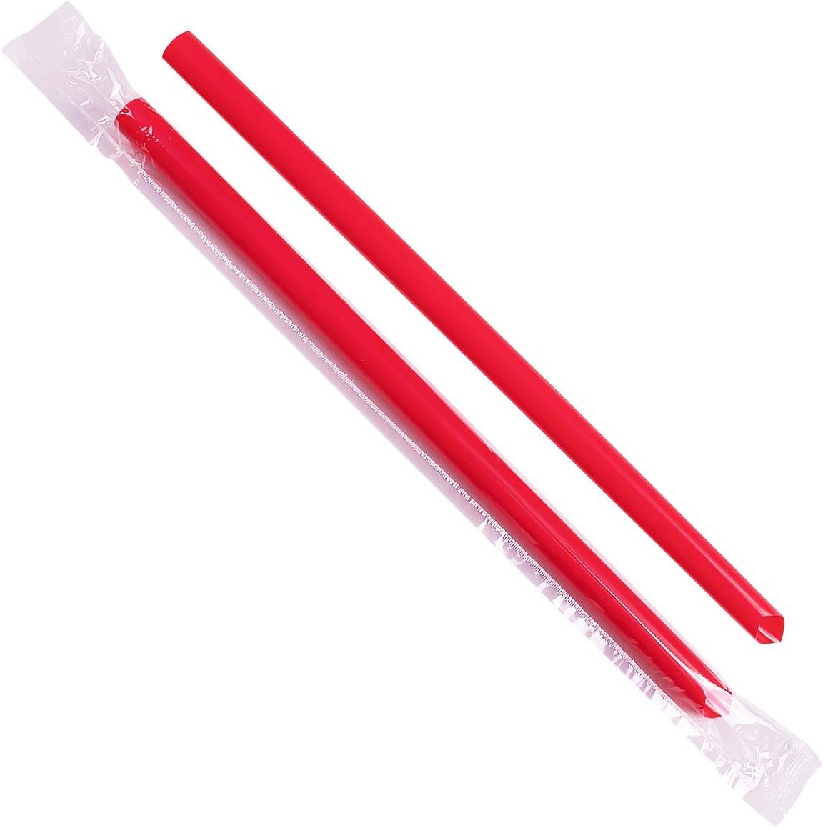 Karat C9060s (Red) 9" Boba Straws (10mm) - Red (Case of 1600)